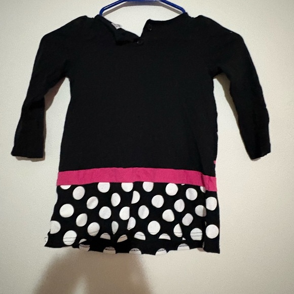 Disney Minnie Mouse Black and Pink Long Sleeve Tee - Picture 3 of 3